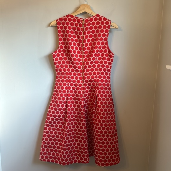 Kate Spade 'cory' dot jacquard fit & flaredress SZ 8 - Picture 7 of 8